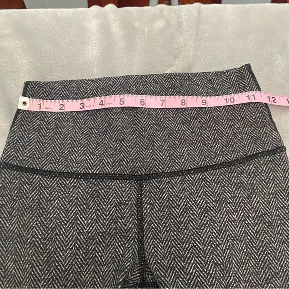 Lululemon Wunder Under Hi-Rise 7/8 Tight 25" Herringbone Black 21355 - Picture 12 of 15
